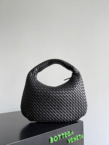 Fortok Bottega Veneta Women's Large Veneta Black 44*28*5cm
