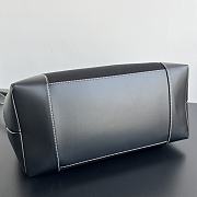 Fortok Bottega Veneta Andiamo Voyager Leather Trimmed Black 43*39*20cm - 2