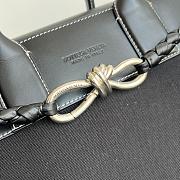 Fortok Bottega Veneta Andiamo Voyager Leather Trimmed Black 43*39*20cm - 6
