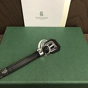 Fortok Goyard Goyardine coated canvas Bracelet Black - 4