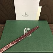 Fortok Goyard Goyardine coated canvas Bracelet Burgundy - 5