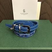 Fortok Goyard Goyardine coated canvas Bracelet Blue - 1