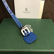 Fortok Goyard Goyardine coated canvas Bracelet Blue - 6