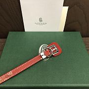 Fortok Goyard Goyardine coated canvas Bracelet Red - 5