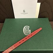 Fortok Goyard Goyardine coated canvas Bracelet Red - 2