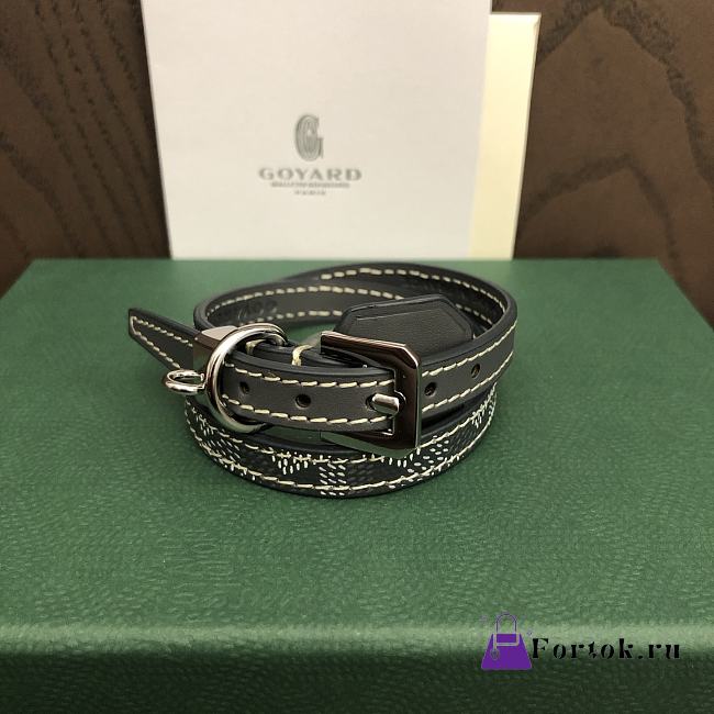 Fortok Goyard Goyardine coated canvas Bracelet Grey - 1