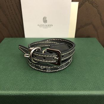 Fortok Goyard Goyardine coated canvas Bracelet Grey