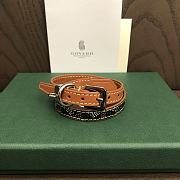 Fortok Goyard Goyardine coated canvas Bracelet Brown - 1