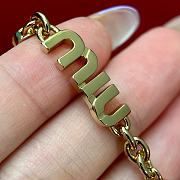 Fortok Miu Miu Bracelet Gold - 6