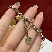 Fortok Miu Miu Bracelet Gold - 5