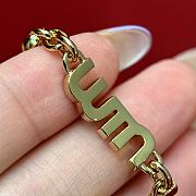 Fortok Miu Miu Bracelet Gold - 3