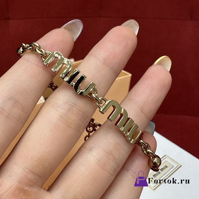 Fortok Miu Miu Bracelet Gold - 1