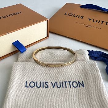 Fortok Louis Vuitton Round Bracelet Gold