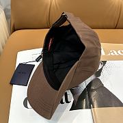 Fortok Prada Logo Cap Brown - 4