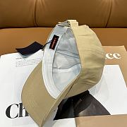 Fortok Prada Logo Cap Beige - 2