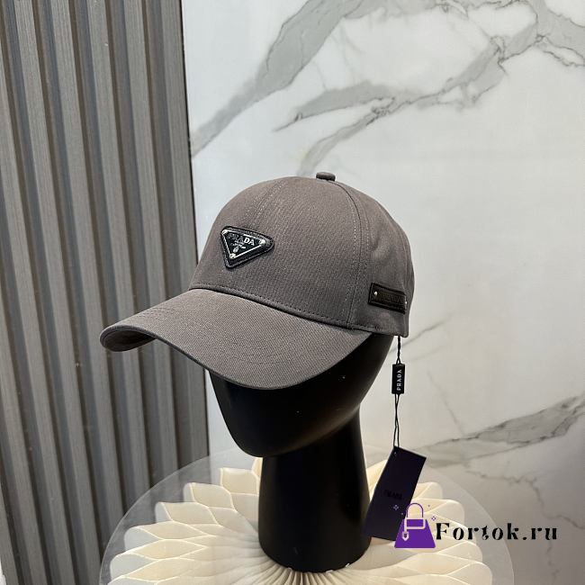 Fortok Prada Logo Cap Grey - 1