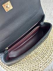 Fortok Chanel Coco Grained Calfskin with Handle Black 24 x 10 x 14cm - 6