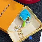 Fortok Louis Vuitton Berrylicious Crochet Bag Charm Blue - 2