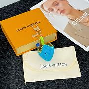 Fortok Louis Vuitton Berrylicious Crochet Bag Charm Blue - 1