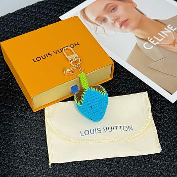Fortok Louis Vuitton Berrylicious Crochet Bag Charm Blue