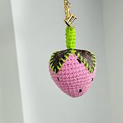 Fortok Louis Vuitton Berrylicious Crochet Bag Charm Pink - 6