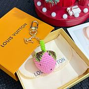 Fortok Louis Vuitton Berrylicious Crochet Bag Charm Pink - 5
