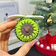 Fortok Louis Vuitton Bee LV Crochet Bag Charm Green - 3