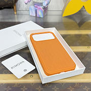 Fortok RIMOWA iPhone 17 Pro Max case Orange Aluminum - 1