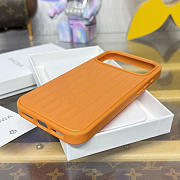 Fortok RIMOWA iPhone 17 Pro Max case Orange Aluminum - 2
