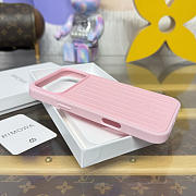 Fortok RIMOWA iPhone 17 Pro Max case Pink Aluminum - 4