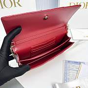Fortok Dior My Dior Mini Bag Cherry Red Patent Cannage Calfskin 21 x 11.5 x 4.5cm - 3