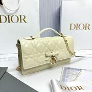 Fortok Dior My Dior Mini Bag Latte Patent Cannage Lambskin 21 x 11.5 x 4.5cm - 5