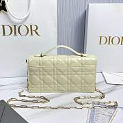 Fortok Dior My Dior Mini Bag Latte Patent Cannage Lambskin 21 x 11.5 x 4.5cm - 2