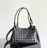 Fortok Bottega Veneta Medium Parachute shoulder bag Black 29.5 x 18.5x 17.5cm - 1