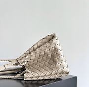 Fortok Bottega Veneta Medium Parachute shoulder bag Ecru 29.5 x 18.5x 17.5cm - 6