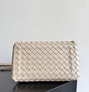 Fortok Bottega Veneta Medium Parachute shoulder bag Ecru 29.5 x 18.5x 17.5cm - 4