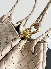 Fortok Bottega Veneta Medium Parachute shoulder bag Ecru 29.5 x 18.5x 17.5cm - 2