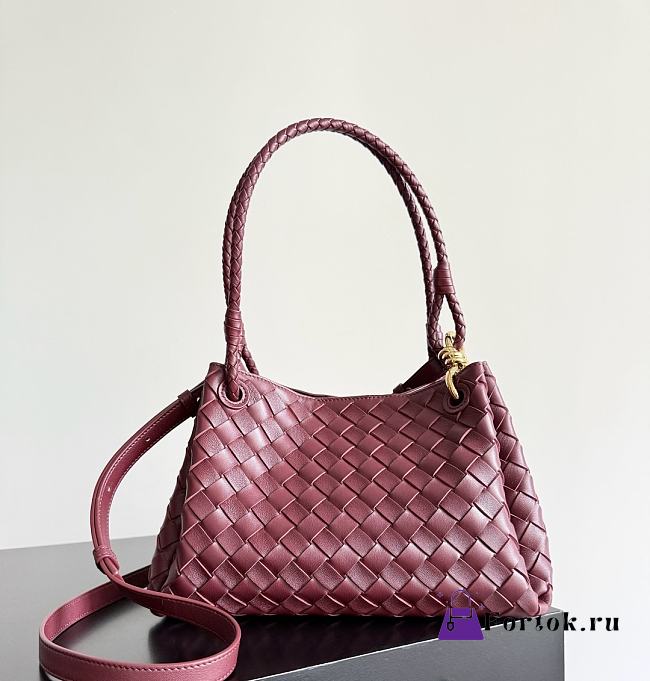 Fortok Bottega Veneta Medium Parachute shoulder bag Cinnabar 29.5 x 18.5x 17.5cm - 1