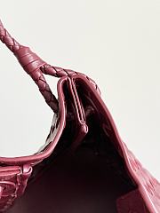 Fortok Bottega Veneta Medium Parachute shoulder bag Cinnabar 29.5 x 18.5x 17.5cm - 6