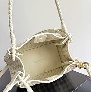 Fortok Bottega Veneta Medium Parachute shoulder bag Sea Salt 29.5 x 18.5x 17.5cm - 5
