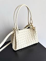 Fortok Bottega Veneta Medium Parachute shoulder bag Sea Salt 29.5 x 18.5x 17.5cm - 3