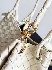 Fortok Bottega Veneta Medium Parachute shoulder bag Sea Salt 29.5 x 18.5x 17.5cm - 2