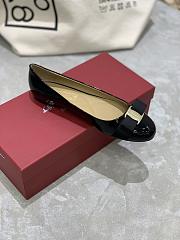 Fortok Salvatore Ferragamo Varina ballet flats Patent Leather Black - 5
