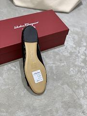 Fortok Salvatore Ferragamo Varina ballet flats Patent Leather Black - 4