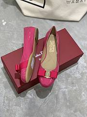 Fortok Salvatore Ferragamo Varina ballet flats Patent Leather Hot Pink - 4