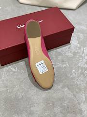Fortok Salvatore Ferragamo Varina ballet flats Patent Leather Hot Pink - 2