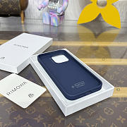 Fortok RIMOWA iPhone 15 Pro Max case Navy Blue Aluminum - 5