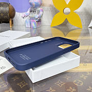 Fortok RIMOWA iPhone 15 Pro Max case Navy Blue Aluminum - 4