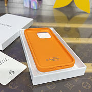 Fortok RIMOWA iPhone 15 Pro Max case Orange Aluminum - 4