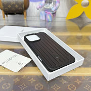Fortok RIMOWA iPhone 16 Pro Max case Black Aluminum - 6